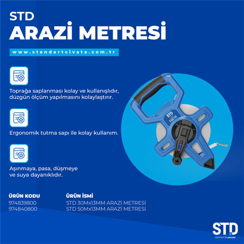 METRE ARAZİ 30 MT STD